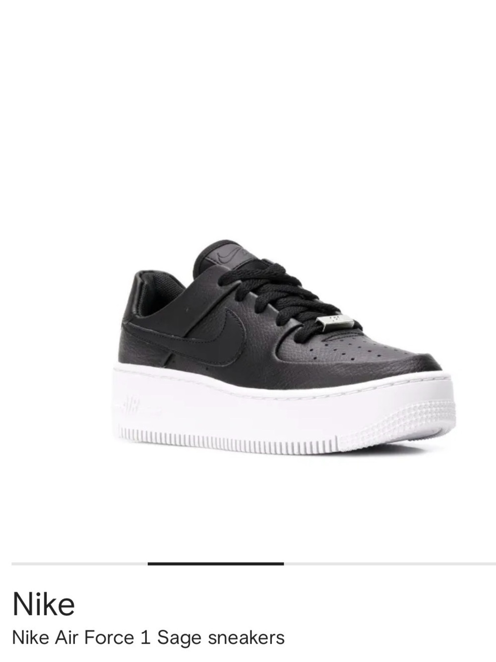 Nike Air Force 1 Sage platform sneakers women’s size 7.5